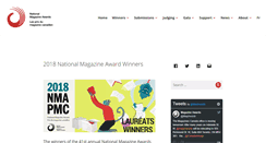 Desktop Screenshot of magazine-awards.com